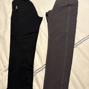 Zella Black and Gray Leggings size S